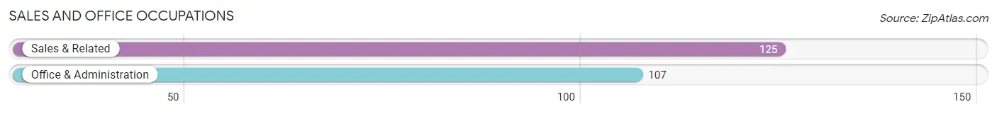 Sales and Office Occupations in Zip Code 79088