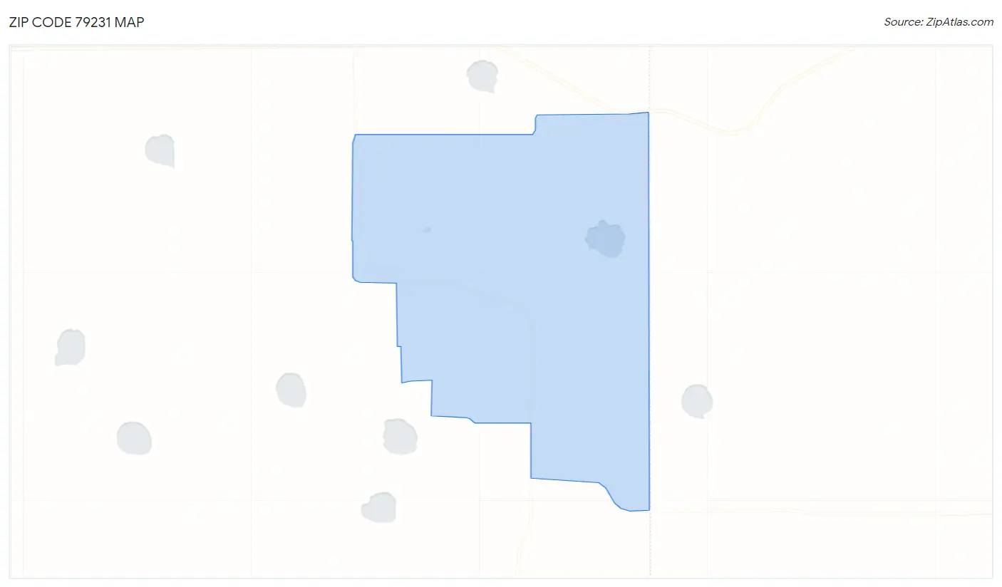 Zip Code 79231 Map