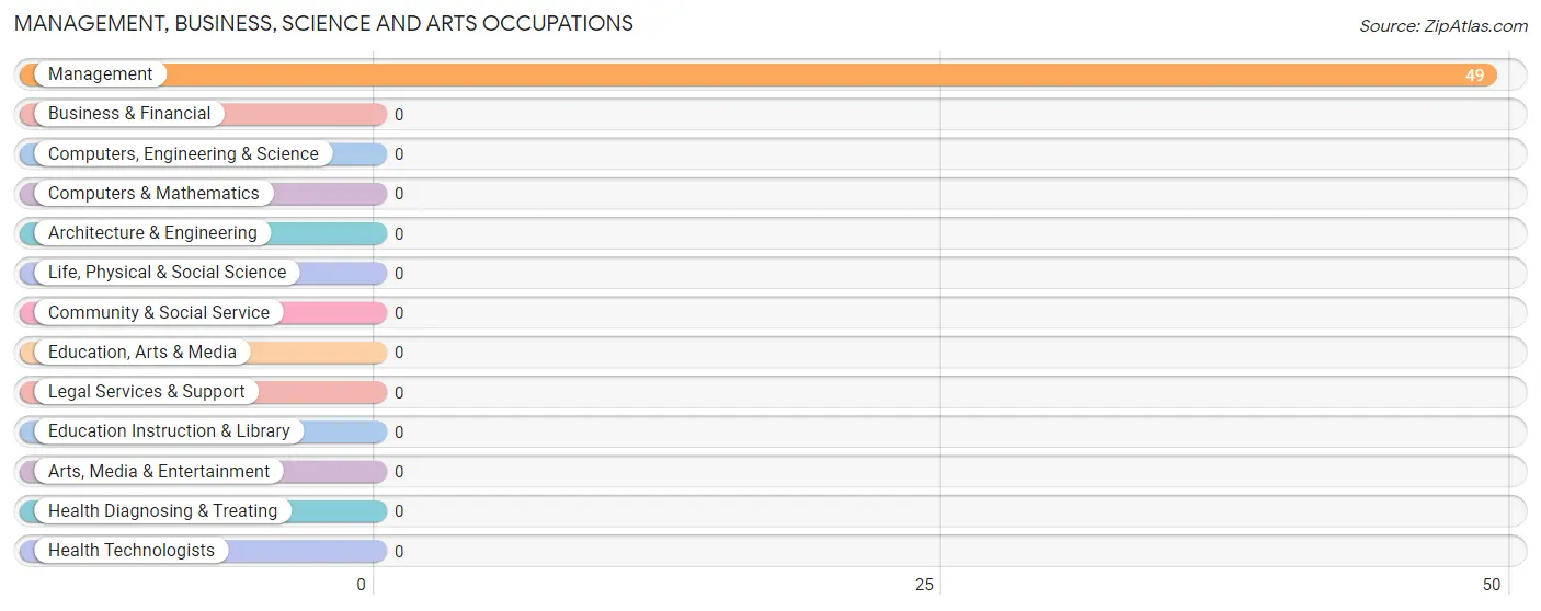 Management, Business, Science and Arts Occupations in Zip Code 79330