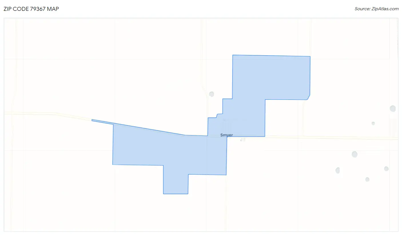 Zip Code 79367 Map