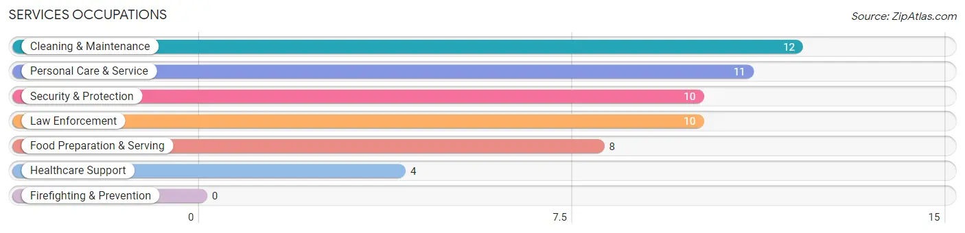 Services Occupations in Zip Code 79367