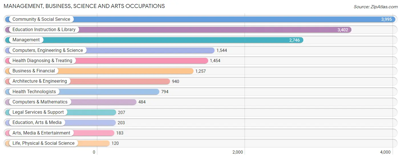 Management, Business, Science and Arts Occupations in Zip Code 79928