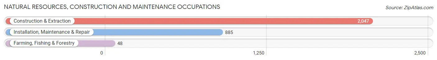 Natural Resources, Construction and Maintenance Occupations in Zip Code 80260