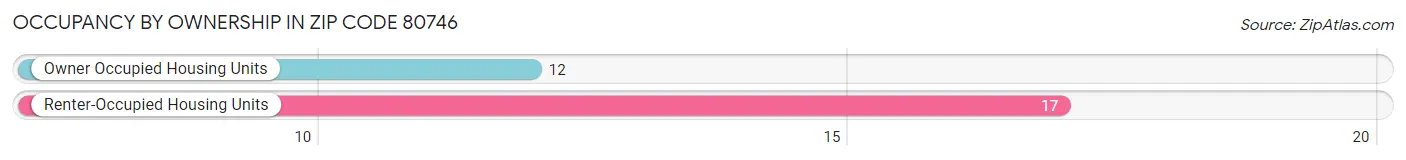 Occupancy by Ownership in Zip Code 80746