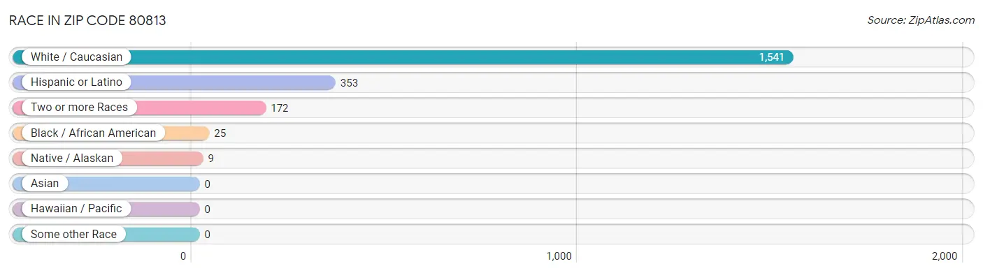 Race in Zip Code 80813