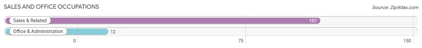 Sales and Office Occupations in Zip Code 81076