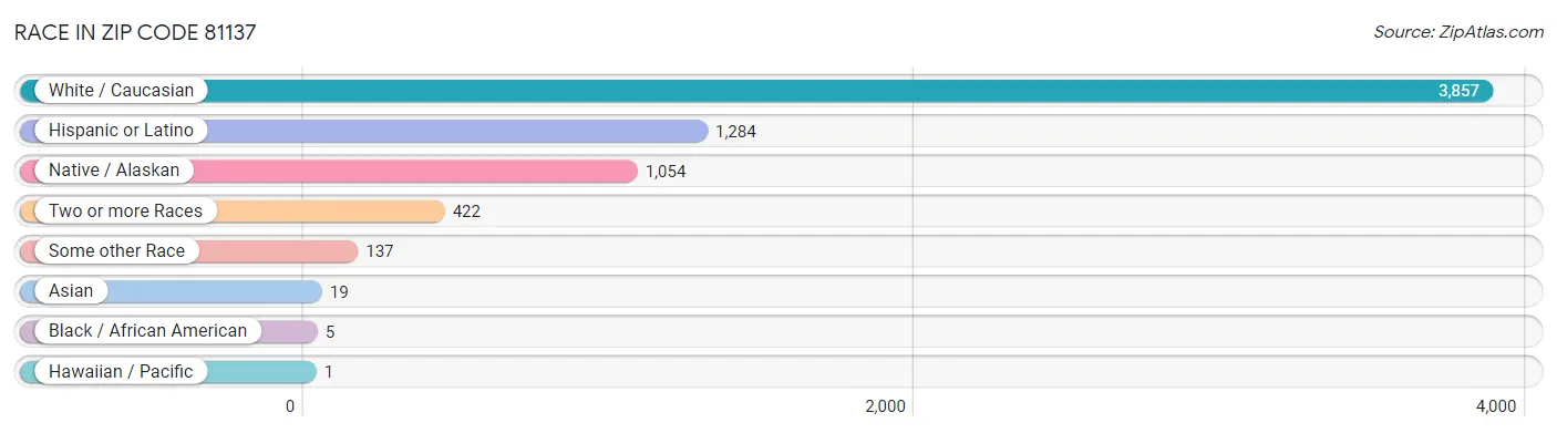 Race in Zip Code 81137