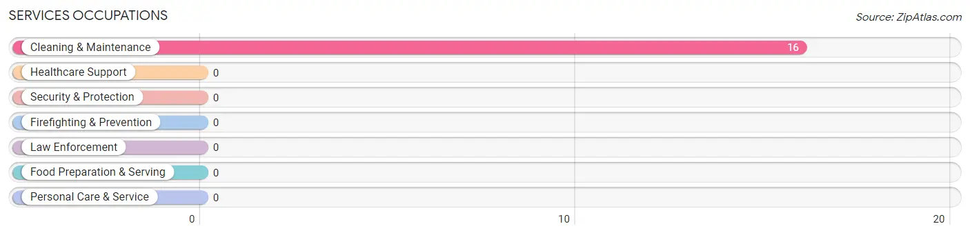 Services Occupations in Zip Code 81138