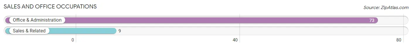 Sales and Office Occupations in Zip Code 81253