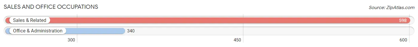 Sales and Office Occupations in Zip Code 81631