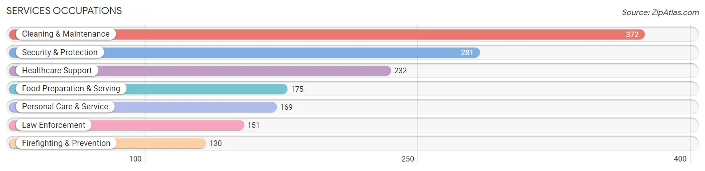 Services Occupations in Zip Code 81650