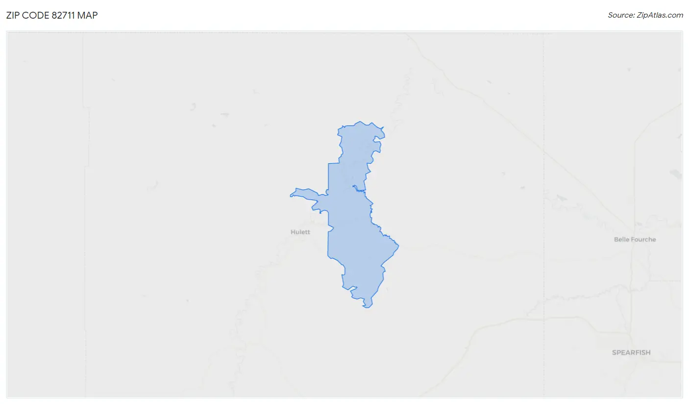 Zip Code 82711 Map