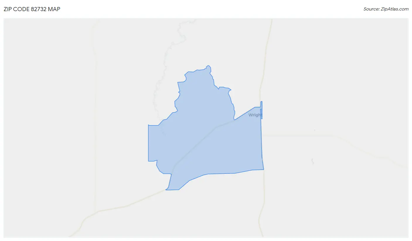 Zip Code 82732 Map