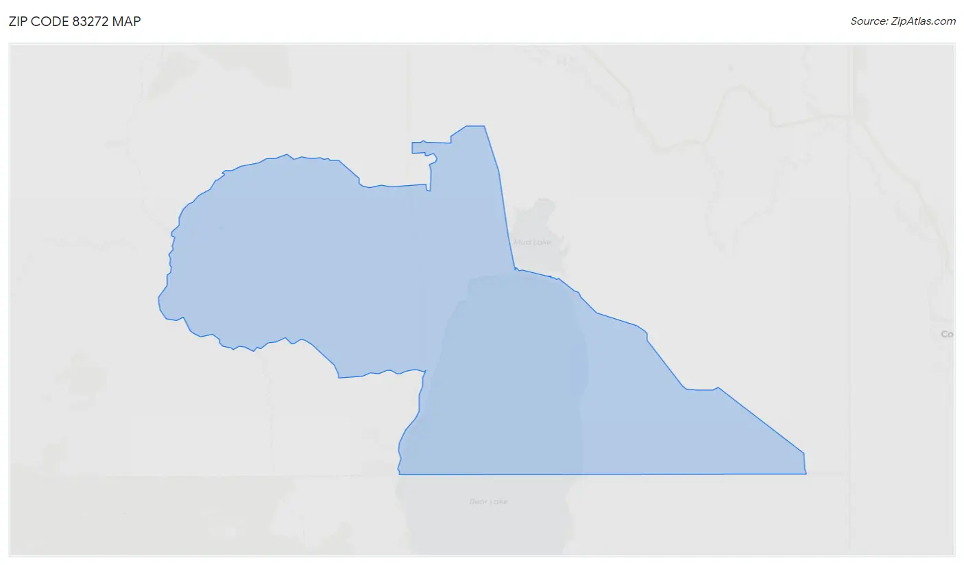 Zip Code 83272 Map