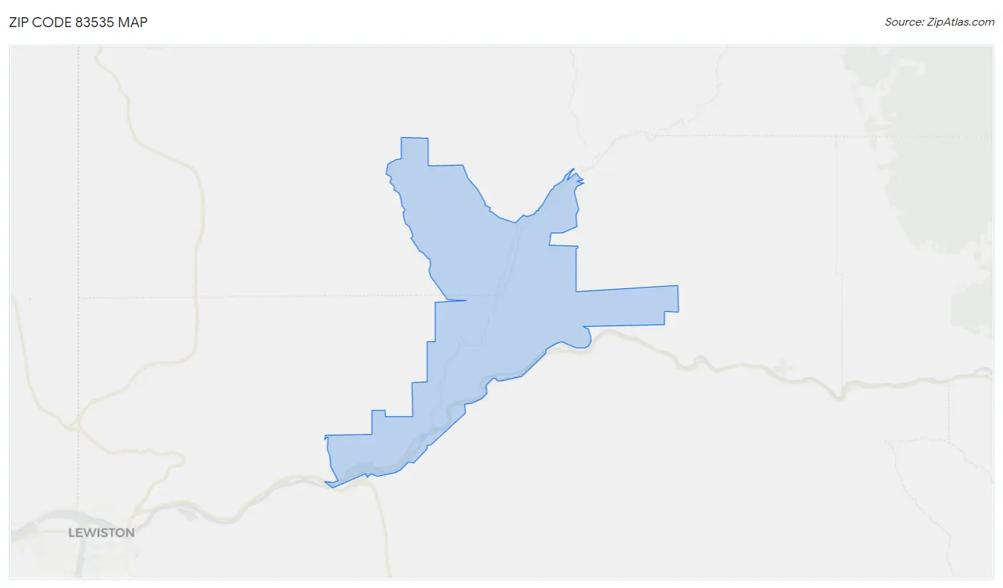 Zip Code 83535 Map