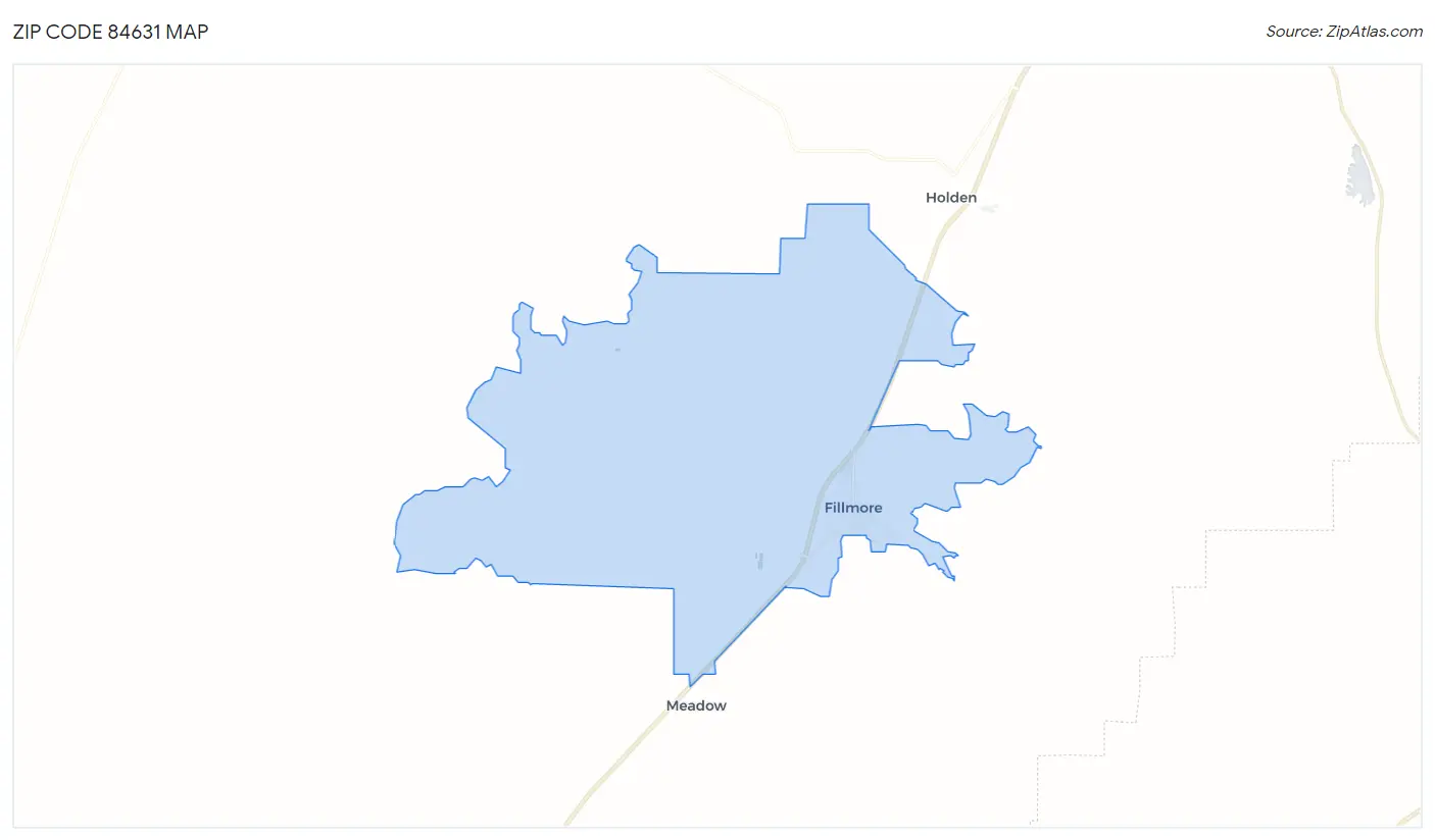 Zip Code 84631 Map