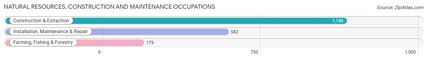 Natural Resources, Construction and Maintenance Occupations in Zip Code 84651