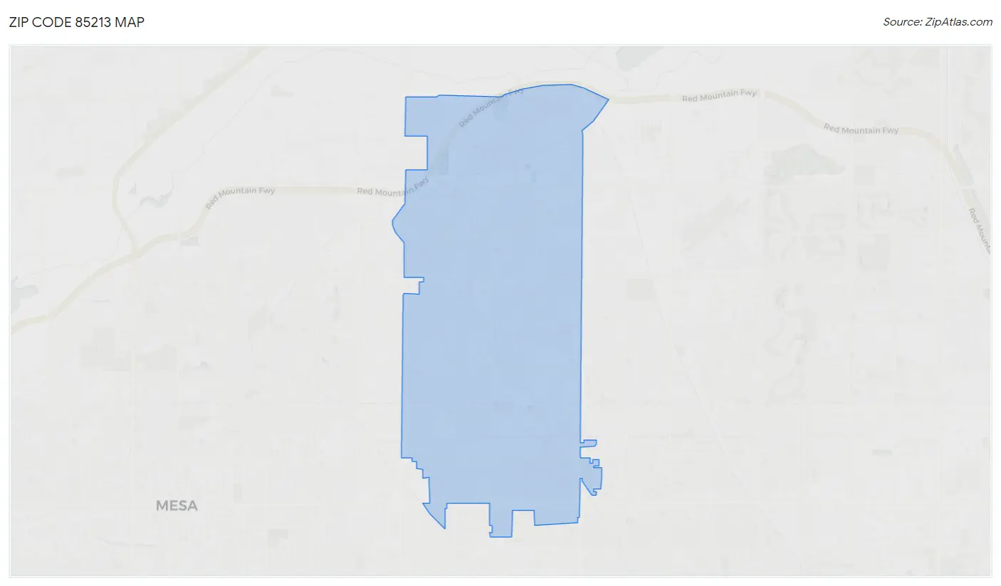 Zip Code 85213 Map