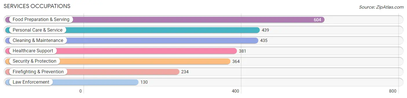 Services Occupations in Zip Code 85213