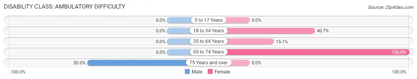 Disability in Zip Code 85322: <span>Ambulatory Difficulty</span>