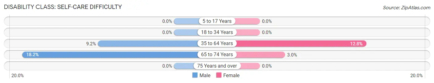 Disability in Zip Code 85324: <span>Self-Care Difficulty</span>