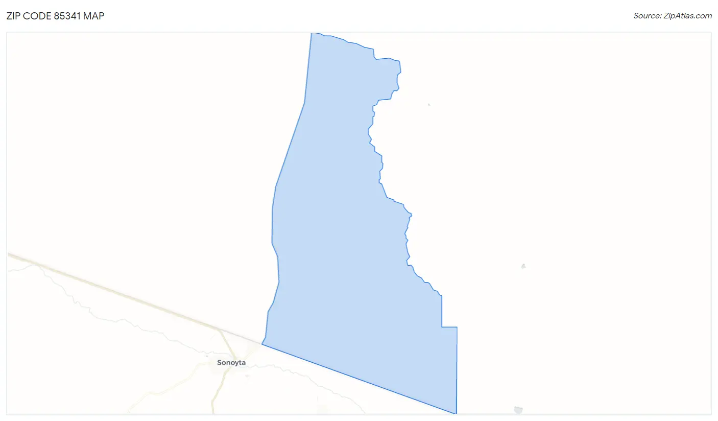 Zip Code 85341 Map