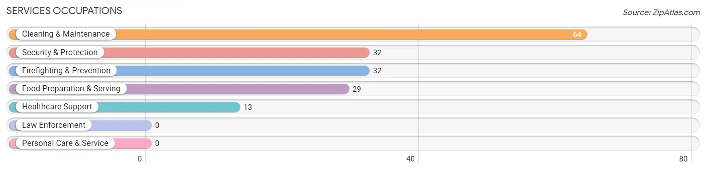 Services Occupations in Zip Code 85342