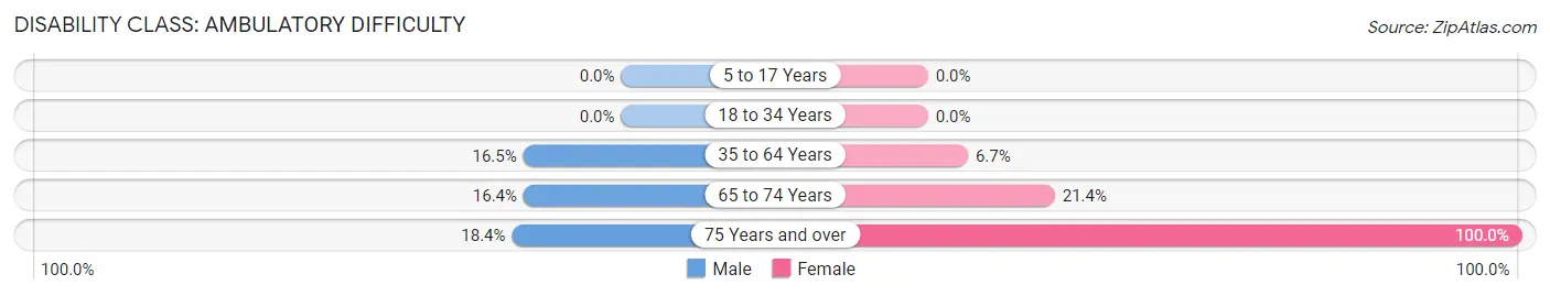 Disability in Zip Code 85530: <span>Ambulatory Difficulty</span>