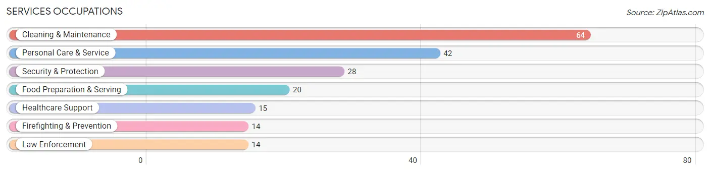 Services Occupations in Zip Code 85539