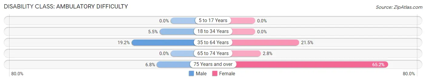 Disability in Zip Code 85631: <span>Ambulatory Difficulty</span>