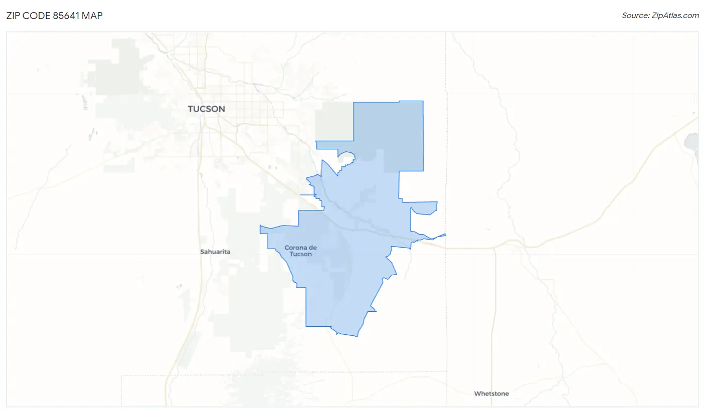 Zip Code 85641 Map