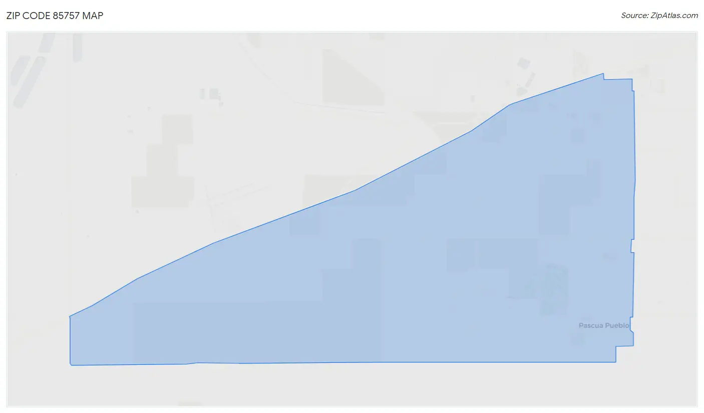 Zip Code 85757 Map