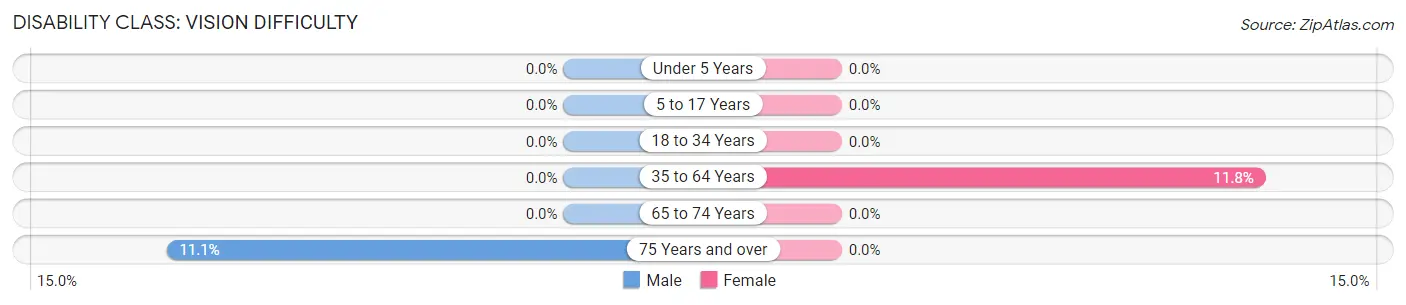 Disability in Zip Code 85939: <span>Vision Difficulty</span>