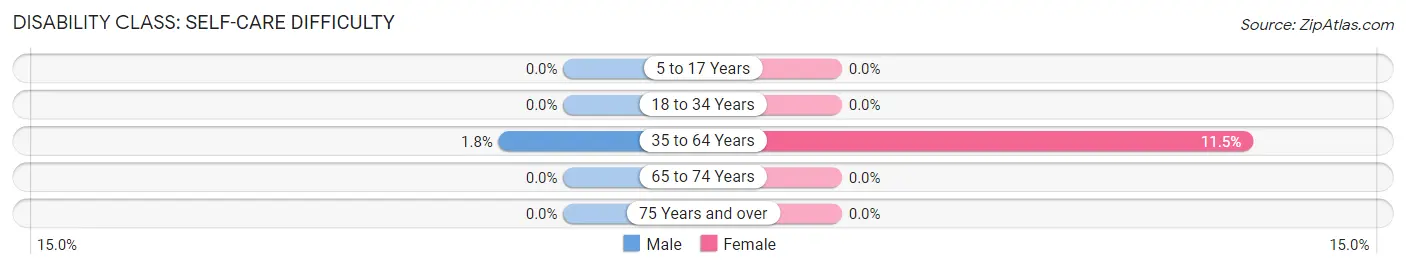 Disability in Zip Code 85940: <span>Self-Care Difficulty</span>