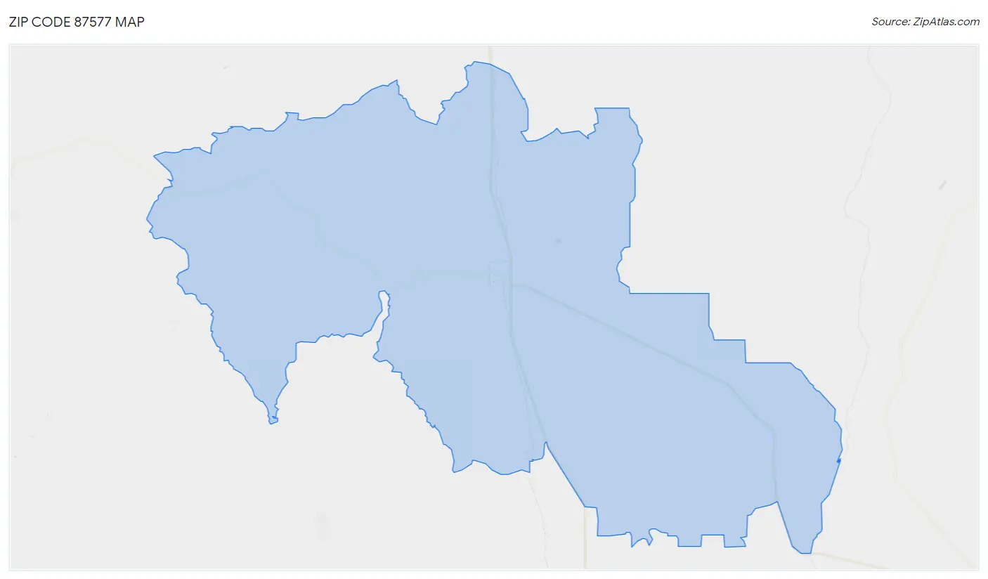 Zip Code 87577 Map