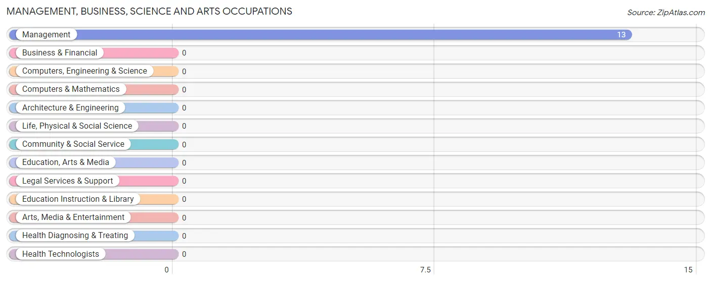 Management, Business, Science and Arts Occupations in Zip Code 87943