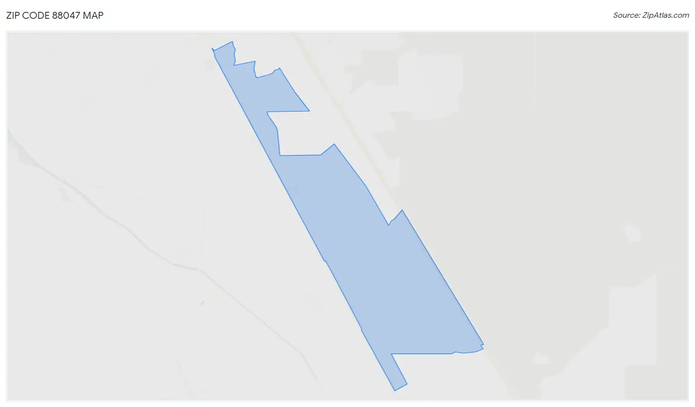 Zip Code 88047 Map