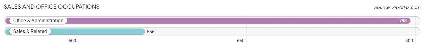 Sales and Office Occupations in Zip Code 88210