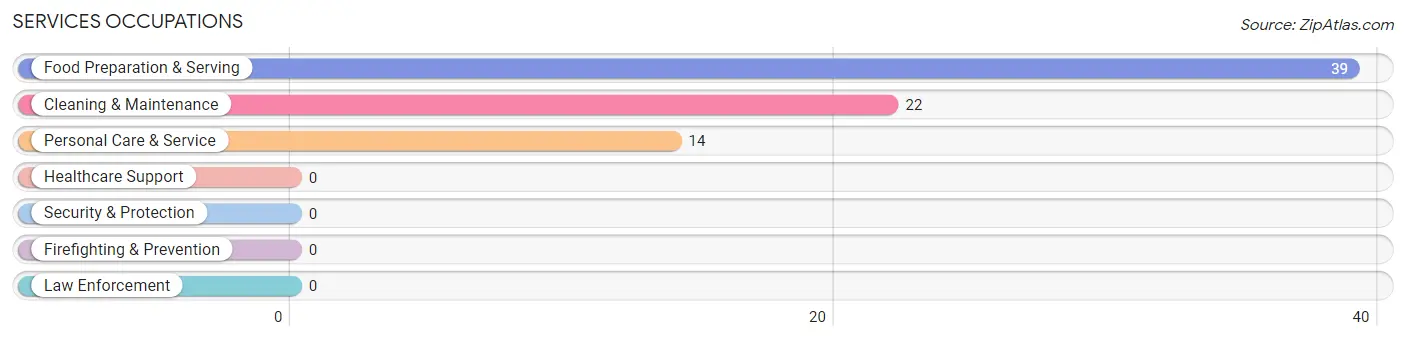 Services Occupations in Zip Code 89008