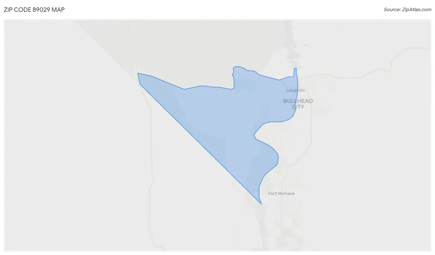 Zip Code 89029 Map