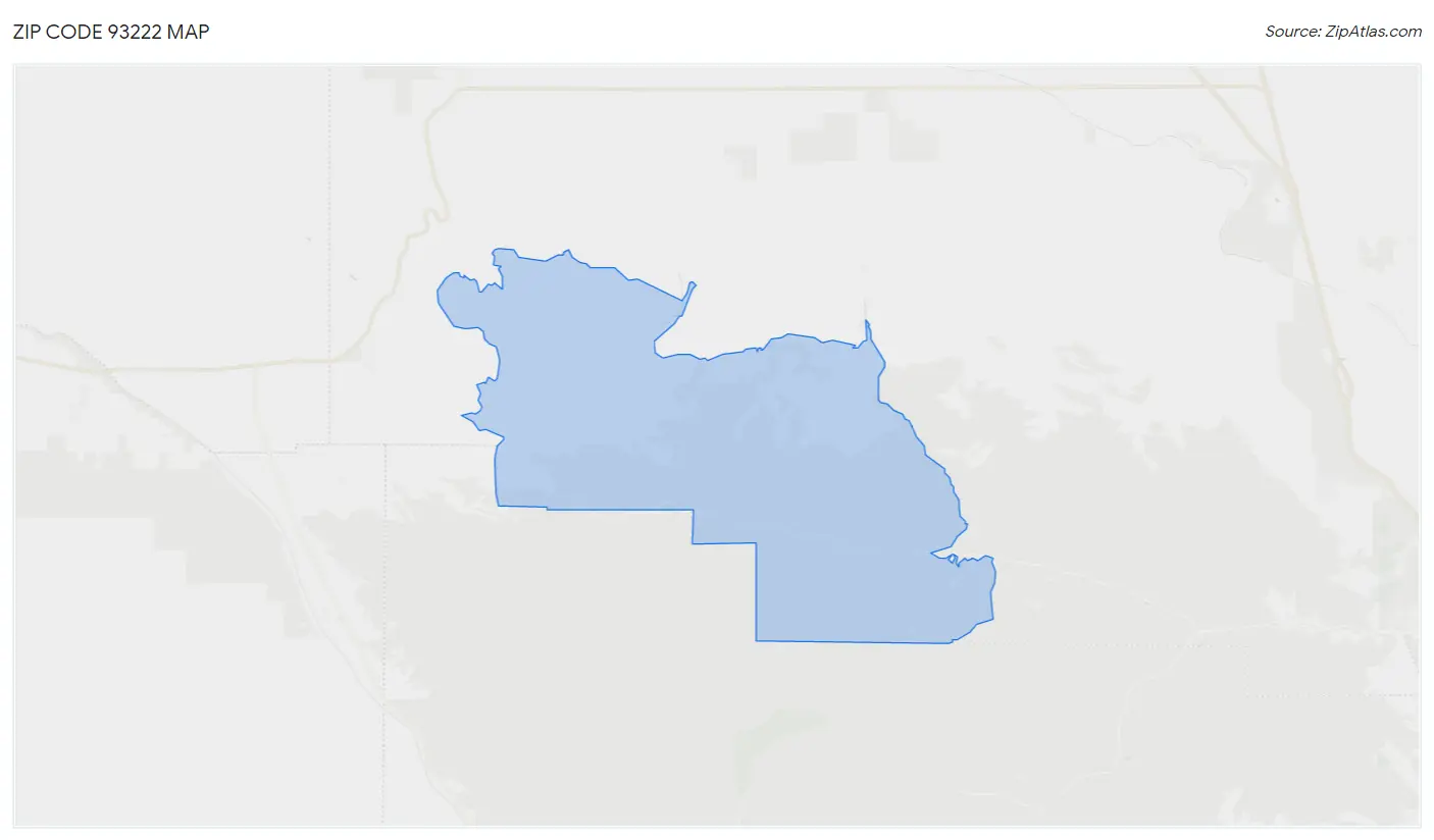 Zip Code 93222 Map