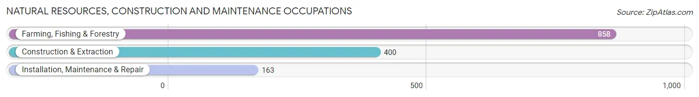 Natural Resources, Construction and Maintenance Occupations in Zip Code 93620