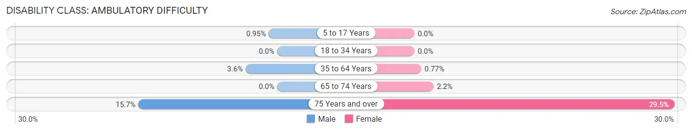 Disability in Zip Code 94507: <span>Ambulatory Difficulty</span>