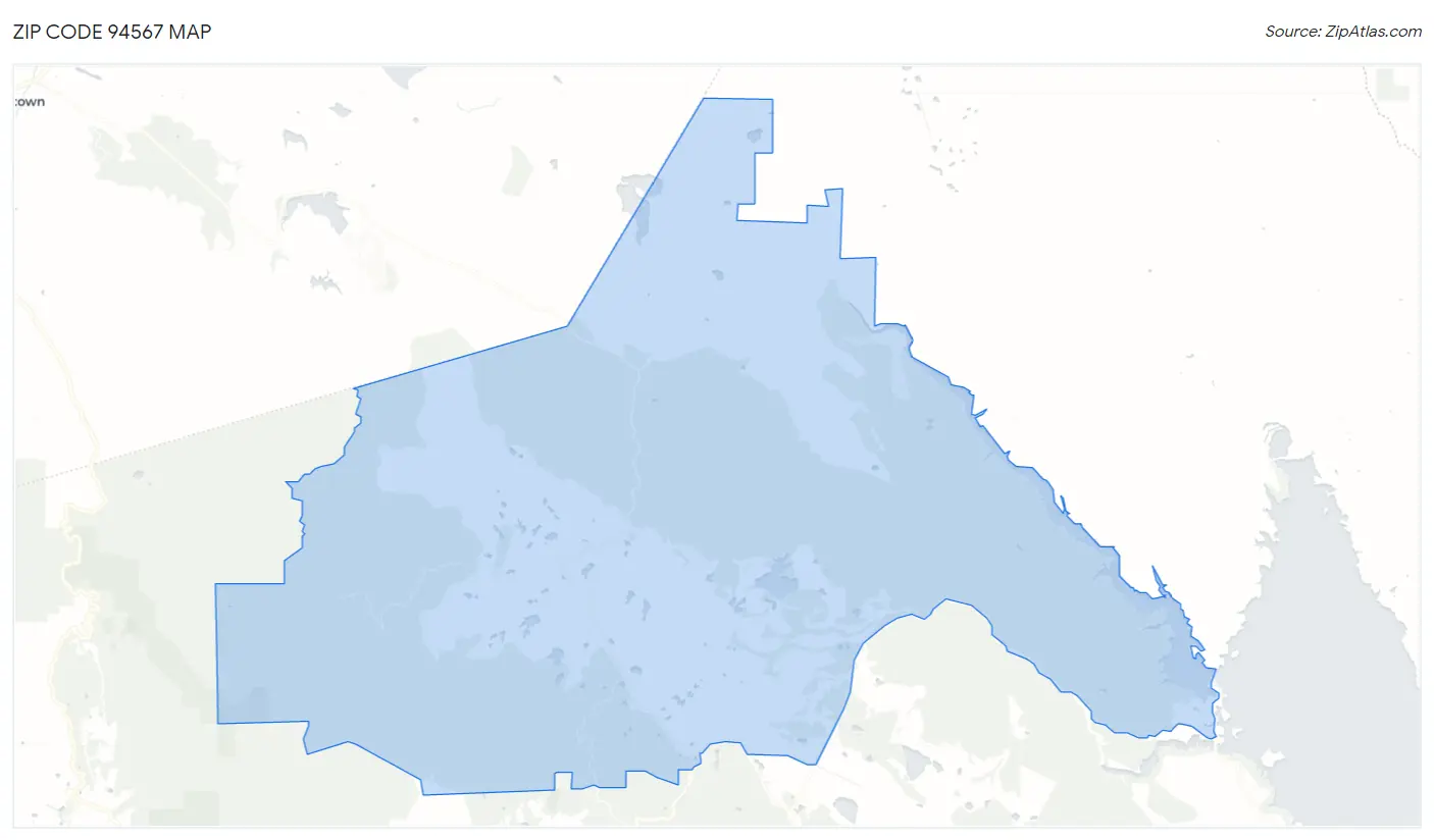 Zip Code 94567 Map