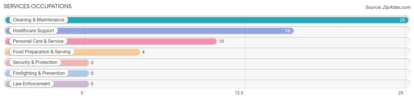 Services Occupations in Zip Code 94567