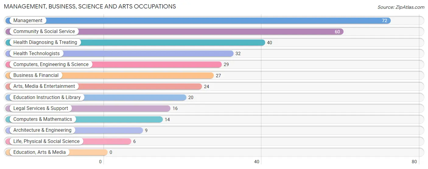 Management, Business, Science and Arts Occupations in Zip Code 94946