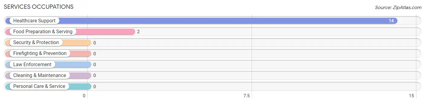 Services Occupations in Zip Code 95041