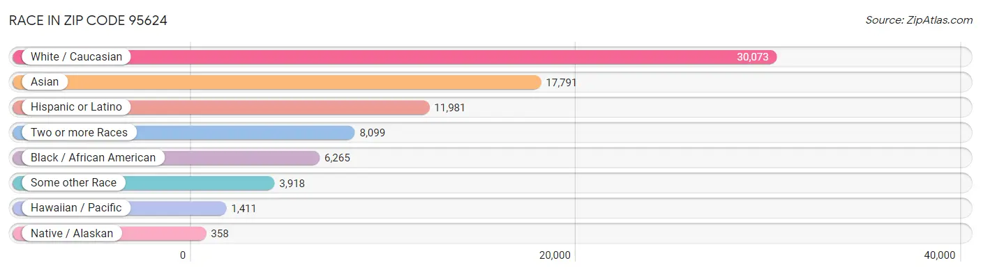 Race in Zip Code 95624