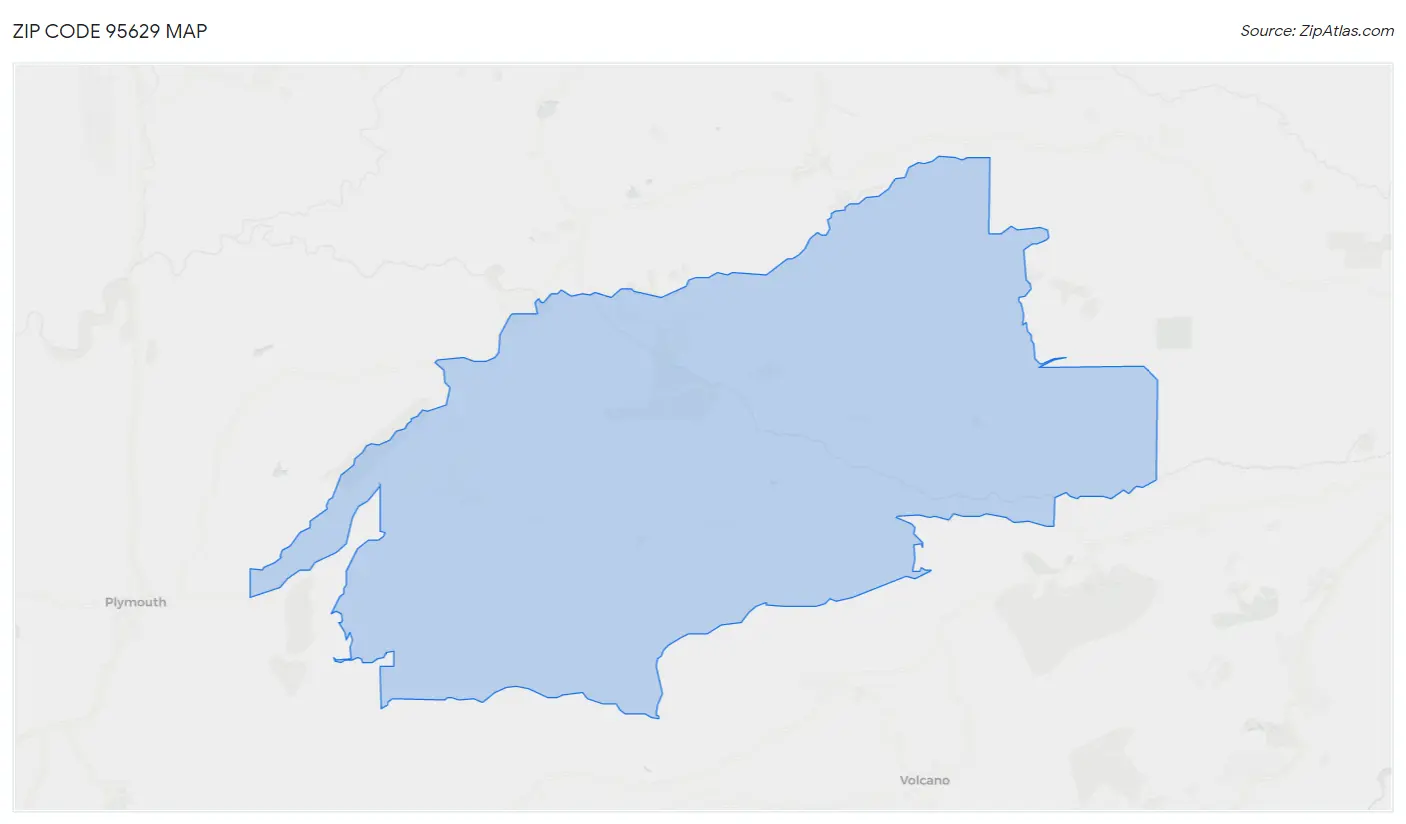 Zip Code 95629 Map