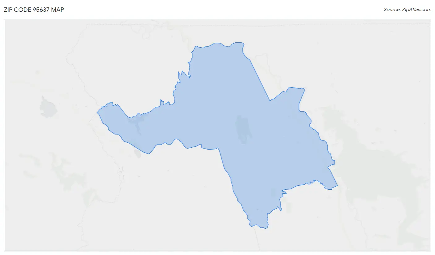 Zip Code 95637 Map